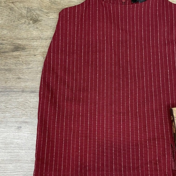 Forever 21 Tank Top Red Casual Striped Spaghetti Tie Strap NWT - Picture 7 of 7